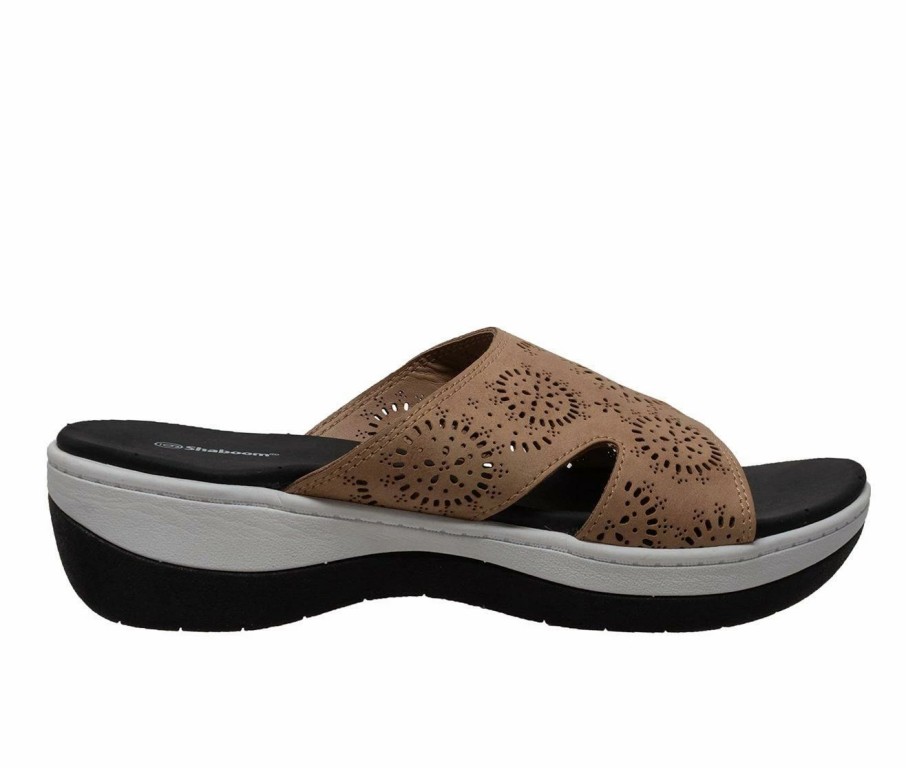 Flat Sandals | * Women'S Shaboom Comfort Curved Slide Sandals