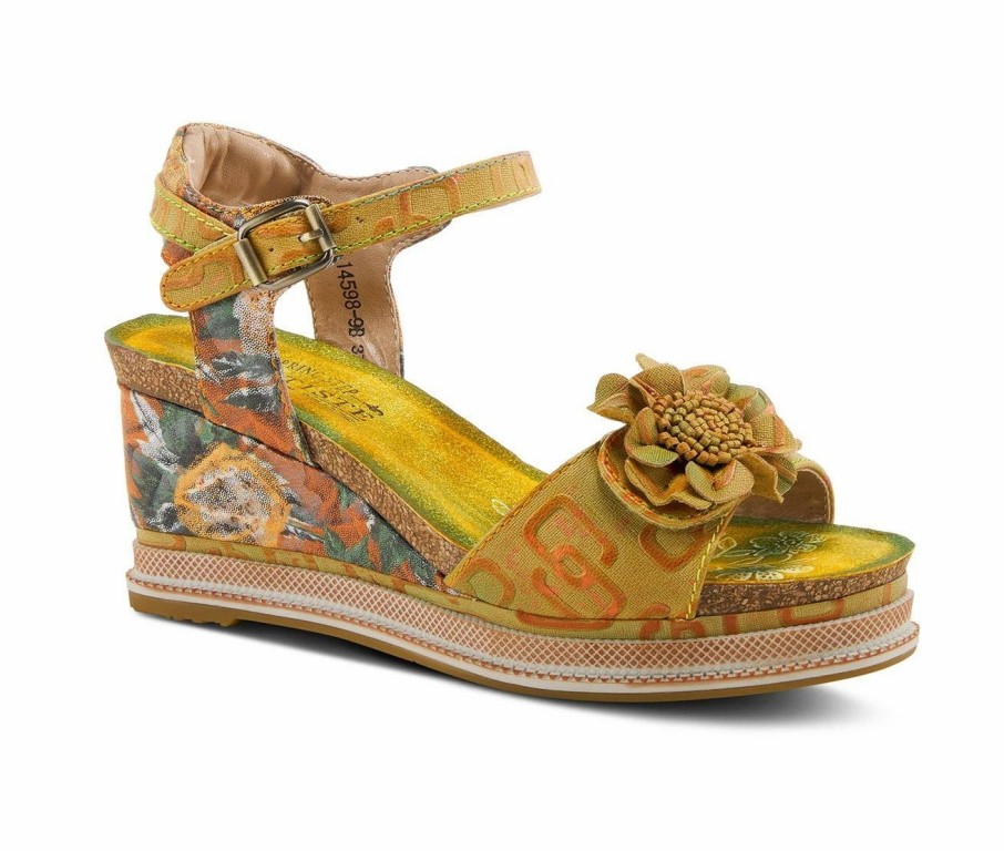 Wedge Sandals | * Women'S L'Artiste Vienrose-Fleur Wedges