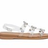 Flat Sandals | * Women'S Olivia Miller Crystal Clear Sandals