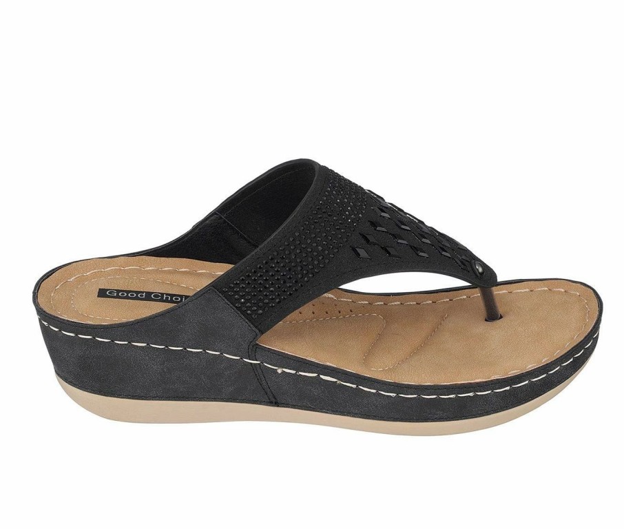 Wedge Sandals | * Women'S Gc Shoes Kiara Wedge Flip-Flops