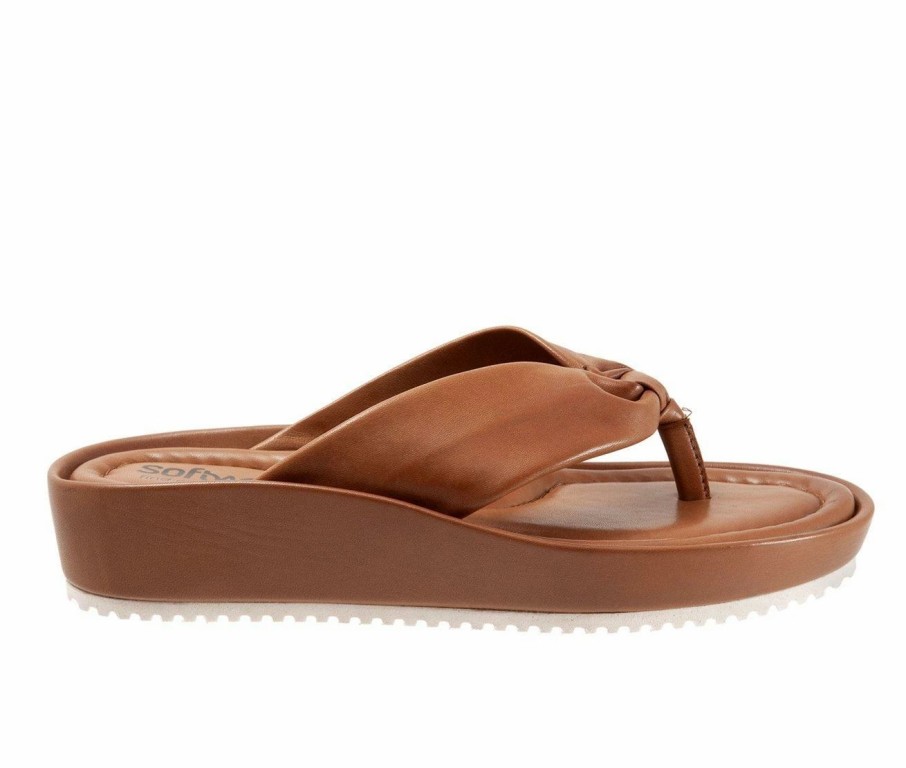 Flip-Flops | * Women'S Softwalk Eliza Wedge Flip-Flops