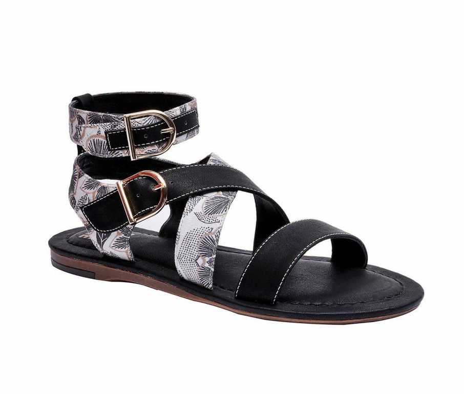 Flat Sandals | * Women'S Jane And The Shoe Jordan Sandals