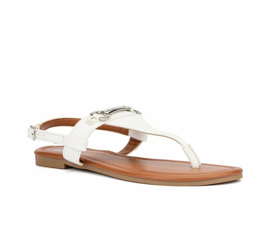 Flat Sandals | * Women'S New York And Company Angelica Sandals