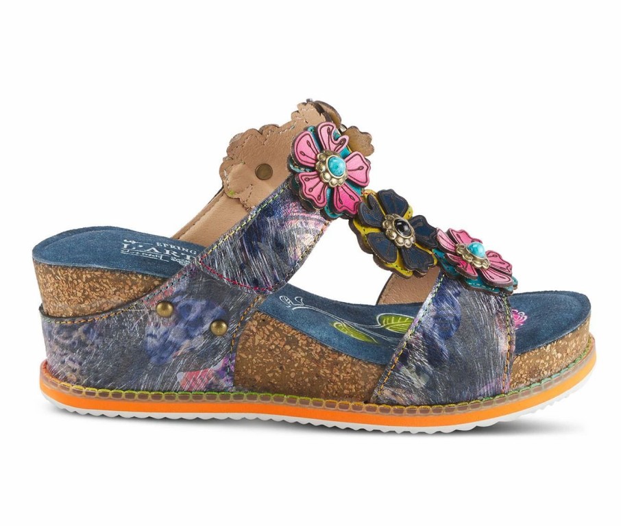 Wedge Sandals | * Women'S L'Artiste Berti Wedge Footbed Sandals