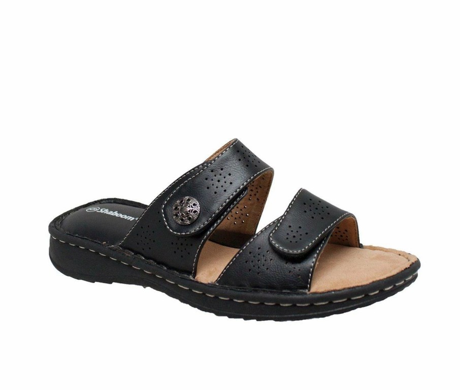 Flat Sandals | * Women'S Shaboom Double Band Comfort Slide Sandals