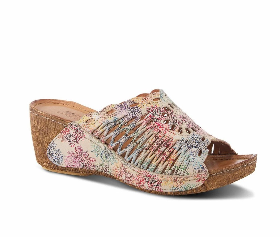 Wedge Sandals | * Women'S Spring Step Justine Wedge Sandals