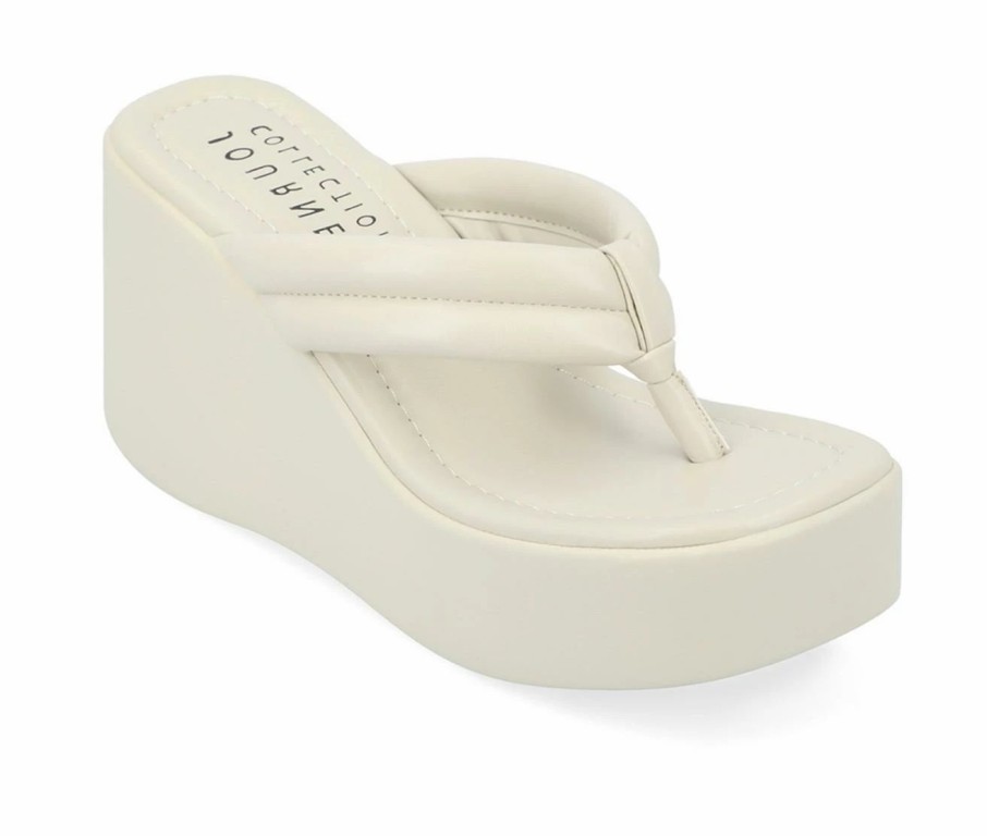 Flip-Flops | * Women'S Journee Collection Sharenne Platfrom Wedge Flip-Flops