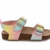 Flat Sandals | * Girls' Carters Toddler & Little Kid Jada Footbed Sandals