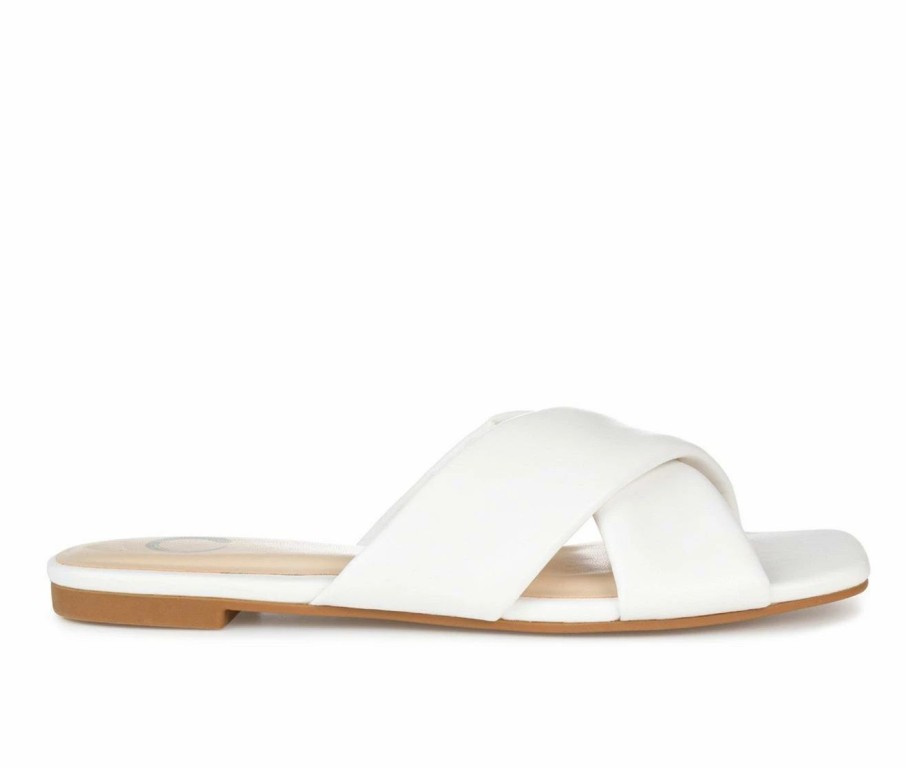 Flat Sandals | * Women'S Journee Collection Carlotta Slip-On Sandals