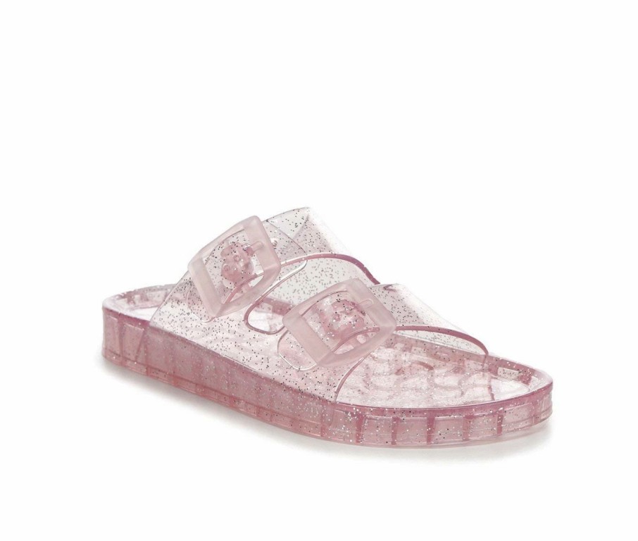 Flat Sandals | * Girls' Mia Little Kid & Big Kid Little Jewell Footbed Sandals