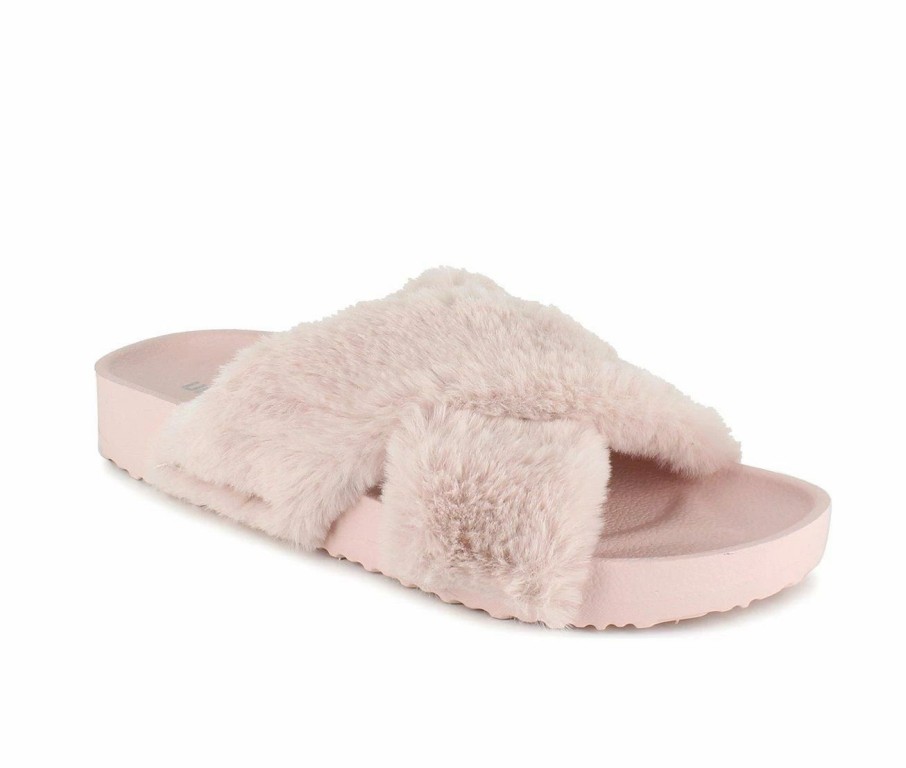 Flat Sandals | * Women'S Unionbay Luxe Fuzzy Slides