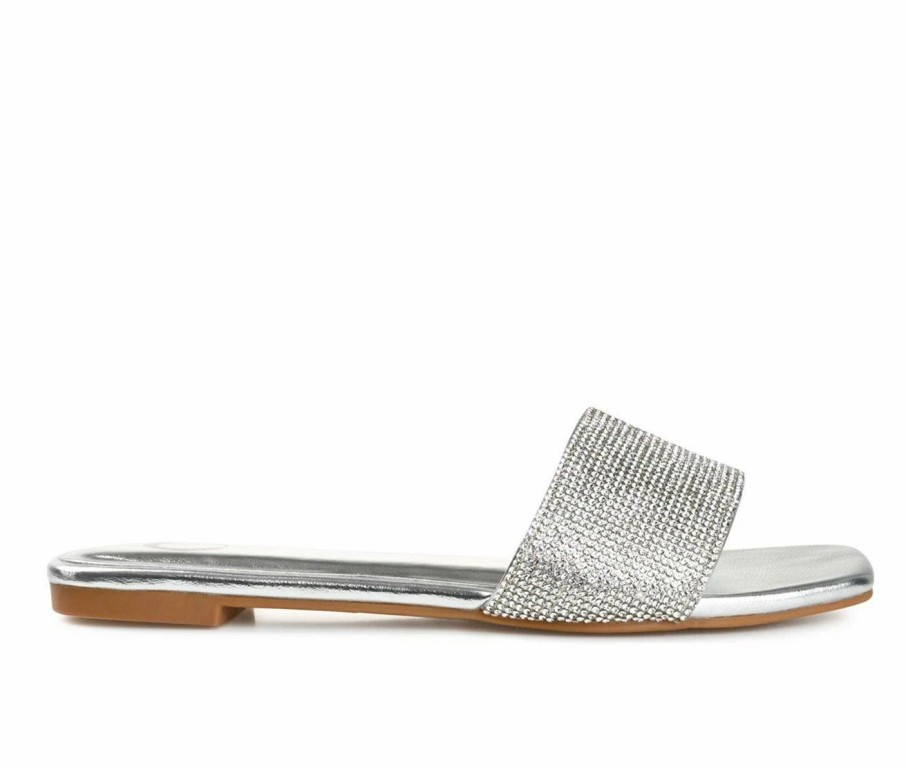 Flat Sandals | * Women'S Journee Collection Grayce Special Occasion Slide Sandals