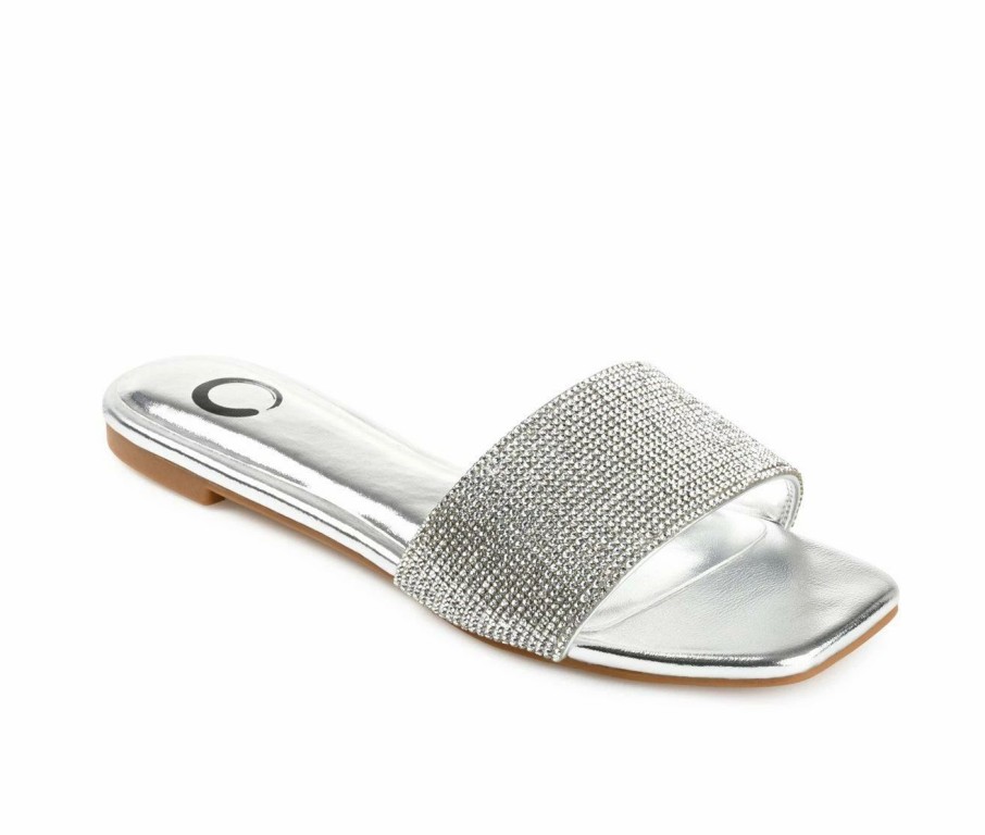 Flat Sandals | * Women'S Journee Collection Grayce Special Occasion Slide Sandals