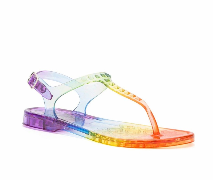 Flat Sandals | * Girls' Olivia Miller Little Kid & Big Kid Tri-Color Jelly Sandals