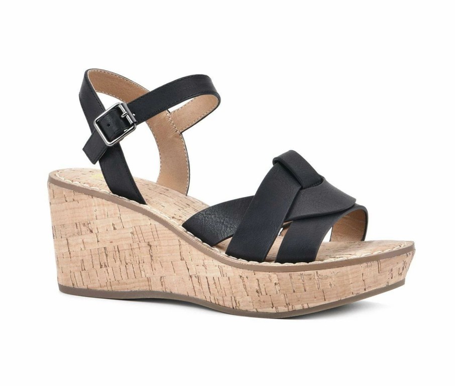 Wedge Sandals | * Women'S White Mountain Simple Wedge Sandals