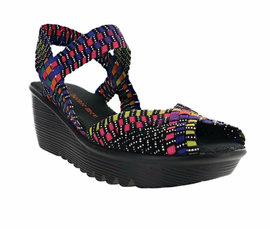 Wedge Sandals | * Women'S Bernie Mev Fame Slip-On Platform Wedges