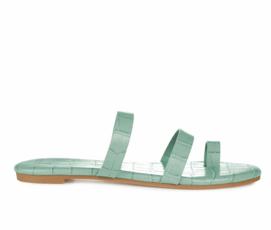 Flat Sandals | * Women'S Journee Collection Daiya Slide Sandals