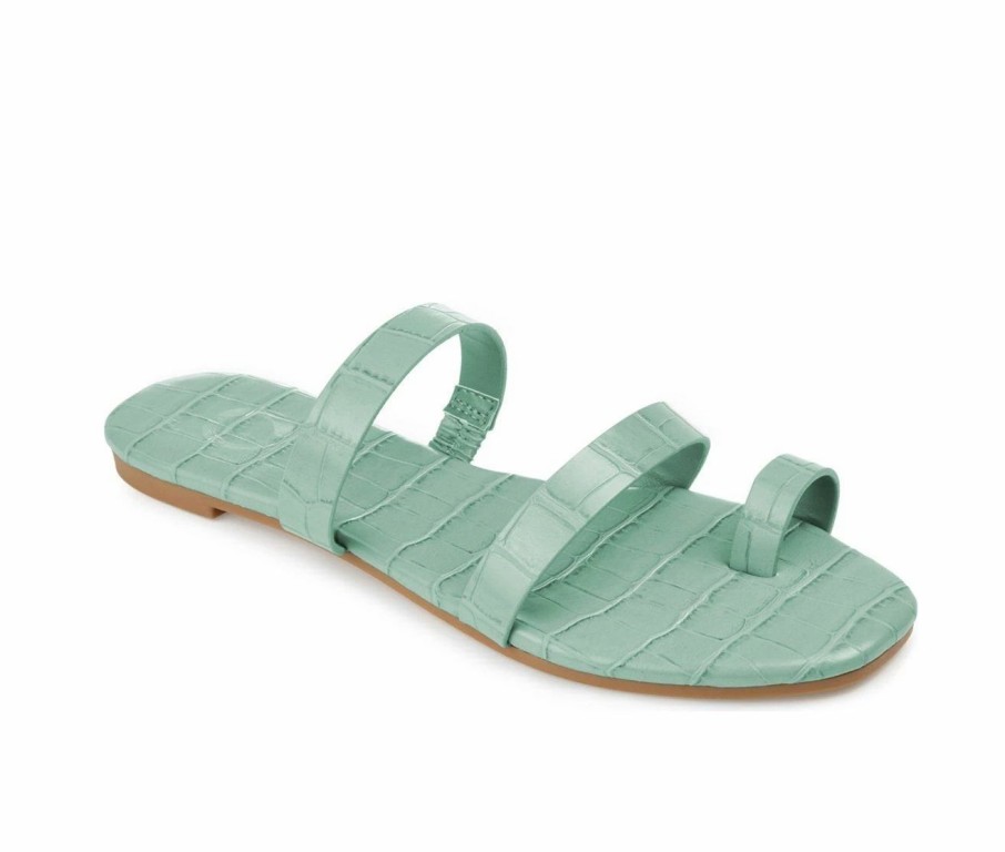 Flat Sandals | * Women'S Journee Collection Daiya Slide Sandals