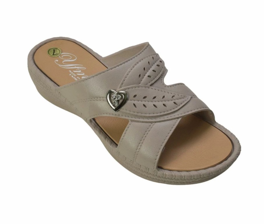 Wedge Sandals | * Women'S Tecs Women'S Low Heel Slip On Sandals