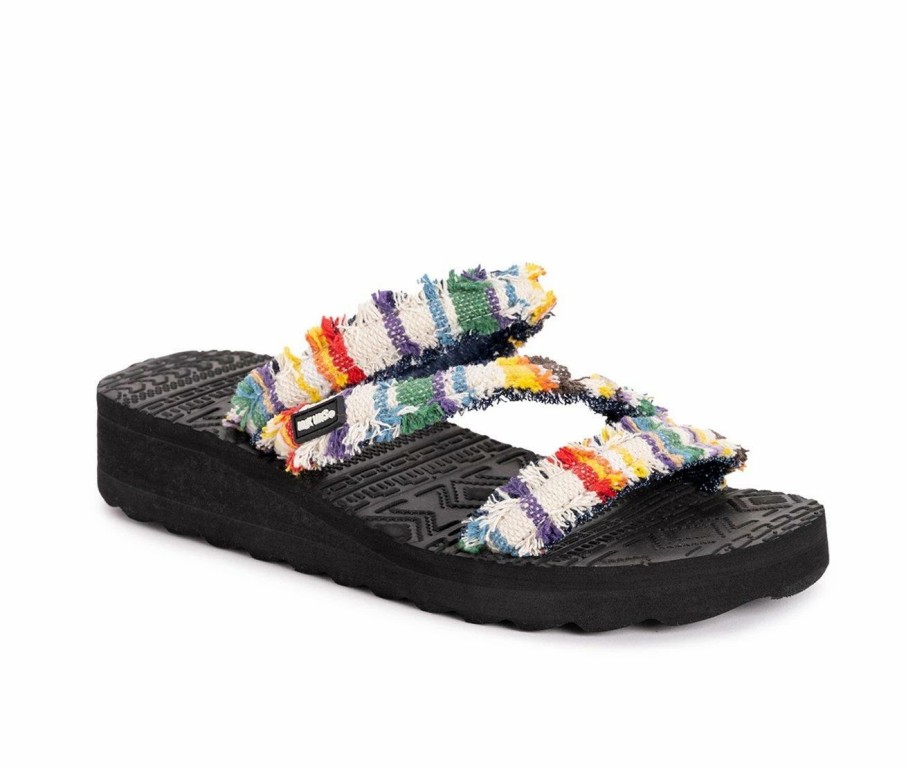 Flat Sandals | * Women'S Muk Luks Wave Riptide Sandals