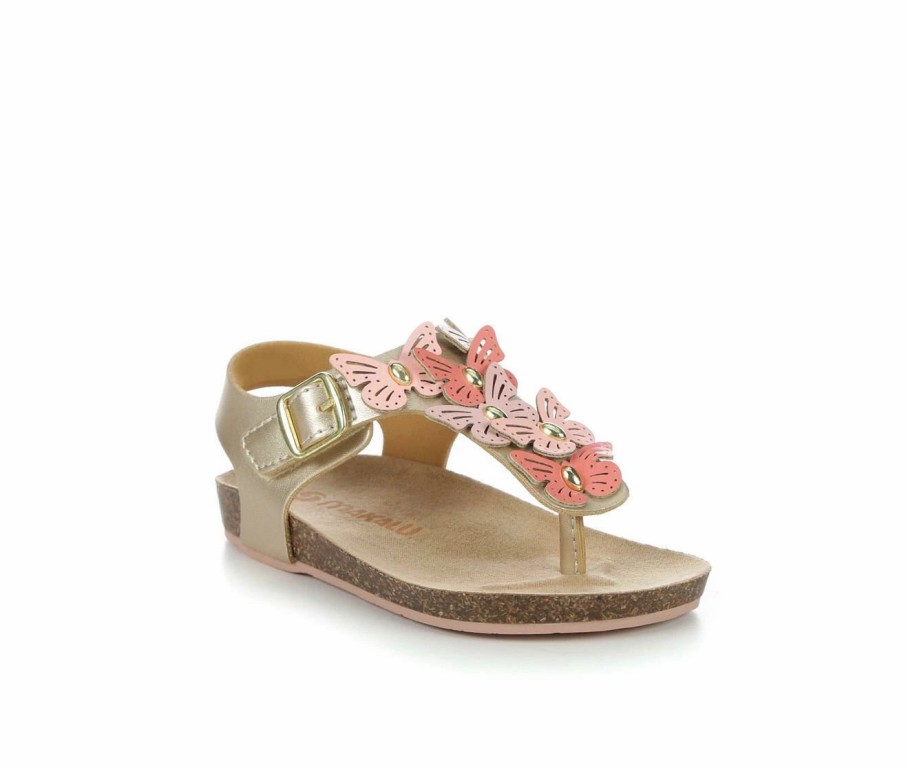 Flat Sandals | * Girls' Makalu Little Kid & Toddler Butterfly Footbed Sandals