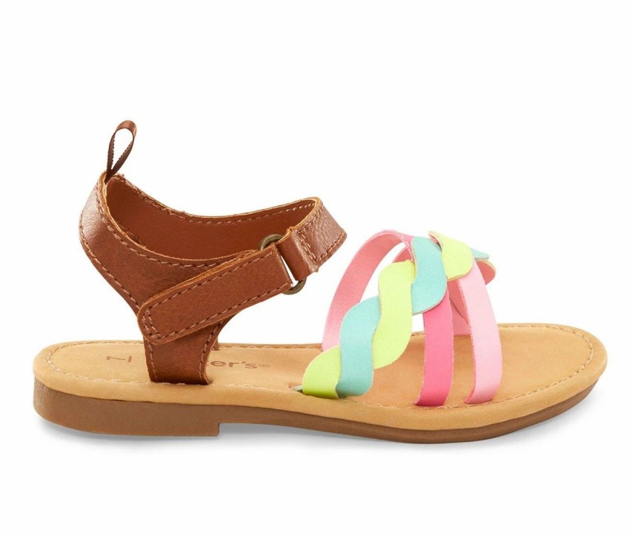 Flat Sandals | * Girls' Carters Toddler & Little Kid Denali Sandals