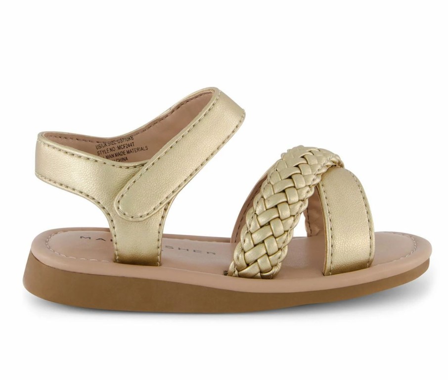 Flat Sandals | * Girls' Marc Fisher Children'S Toddler & Little Kid Apple Braid Strap Sandals