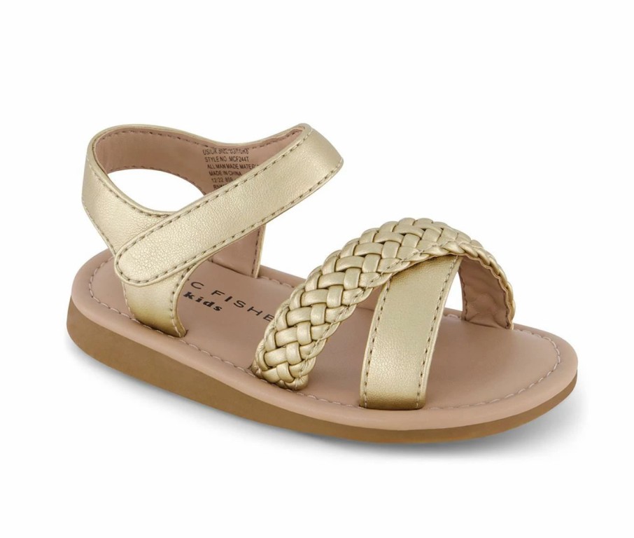 Flat Sandals | * Girls' Marc Fisher Children'S Toddler & Little Kid Apple Braid Strap Sandals