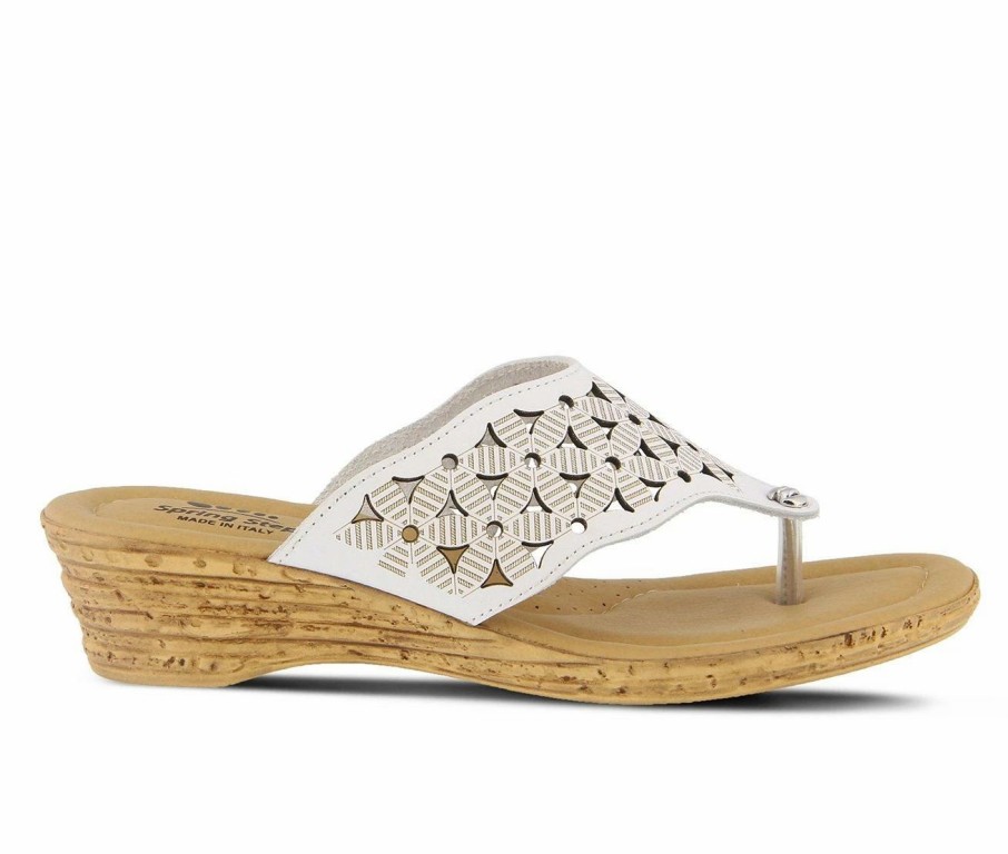 Wedge Sandals | * Women'S Spring Step Tiffany Wedge Flip-Flops