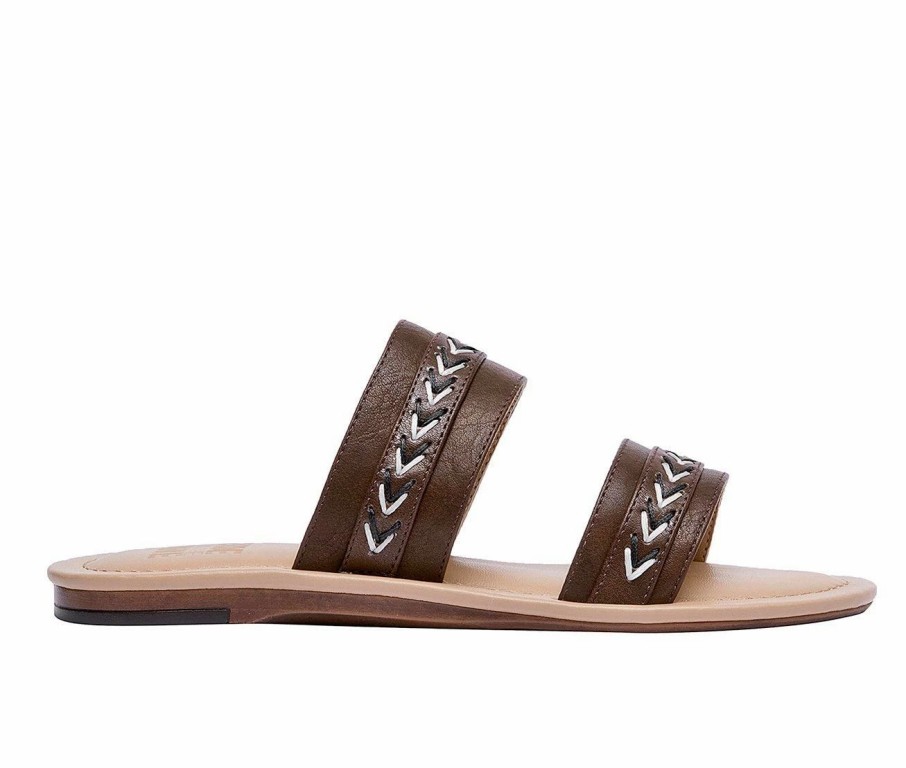 Flat Sandals | * Women'S Jane And The Shoe Agatha Slip-On Sandals