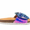 Flat Sandals | * Girls' Olivia Miller Little Kid & Big Kid Shimmering Bow Footbed Sandals