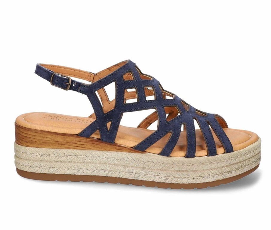 Wedge Sandals | * Women'S Bella Vita Italy Zip Wedge Sandals