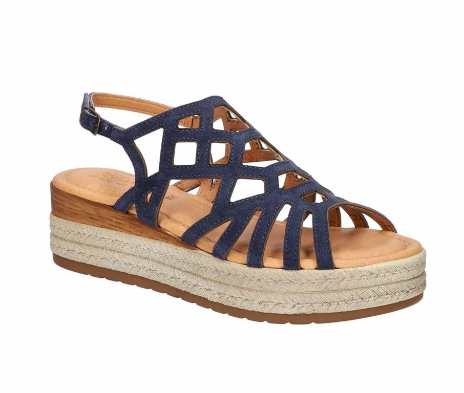 Wedge Sandals | * Women'S Bella Vita Italy Zip Wedge Sandals