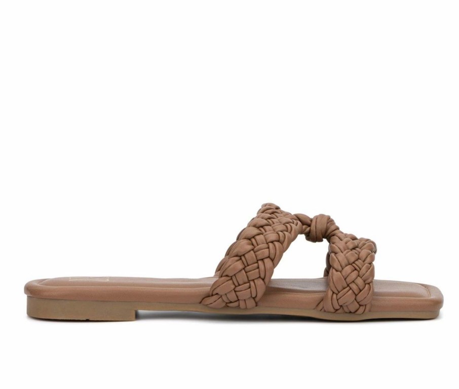 Flat Sandals | * Women'S New York And Company Berta Braided Sandals