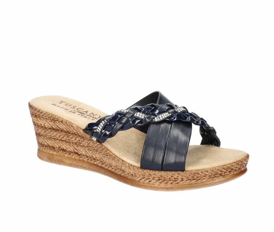 Wedge Sandals | * Women'S Tuscany By Easy Street Gessica Wedge Sandals