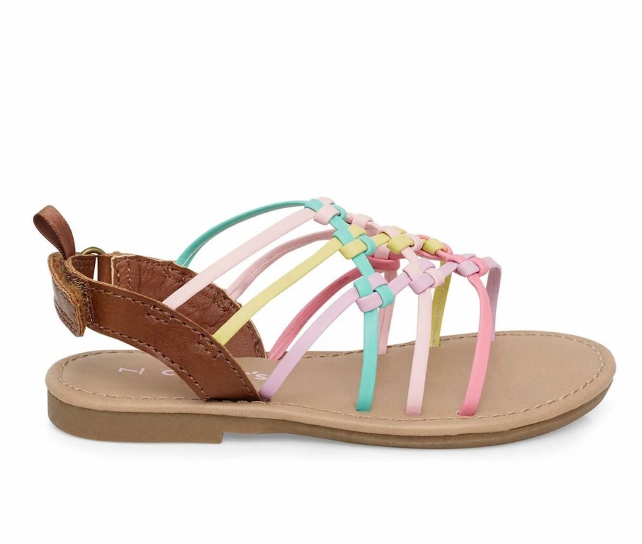 Flat Sandals | * Girls' Carters Toddler & Little Kid Edina 2 Sandals