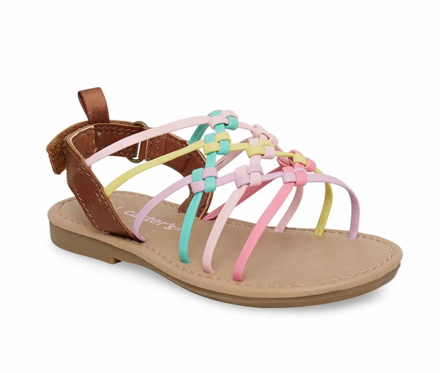 Flat Sandals | * Girls' Carters Toddler & Little Kid Edina 2 Sandals