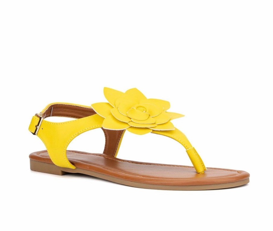 Flat Sandals | * Women'S New York And Company Aurelia Sandals