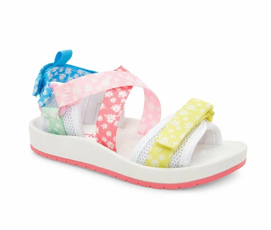 Flat Sandals | * Girls' Carters Toddler & Little Kid Delray Sandals