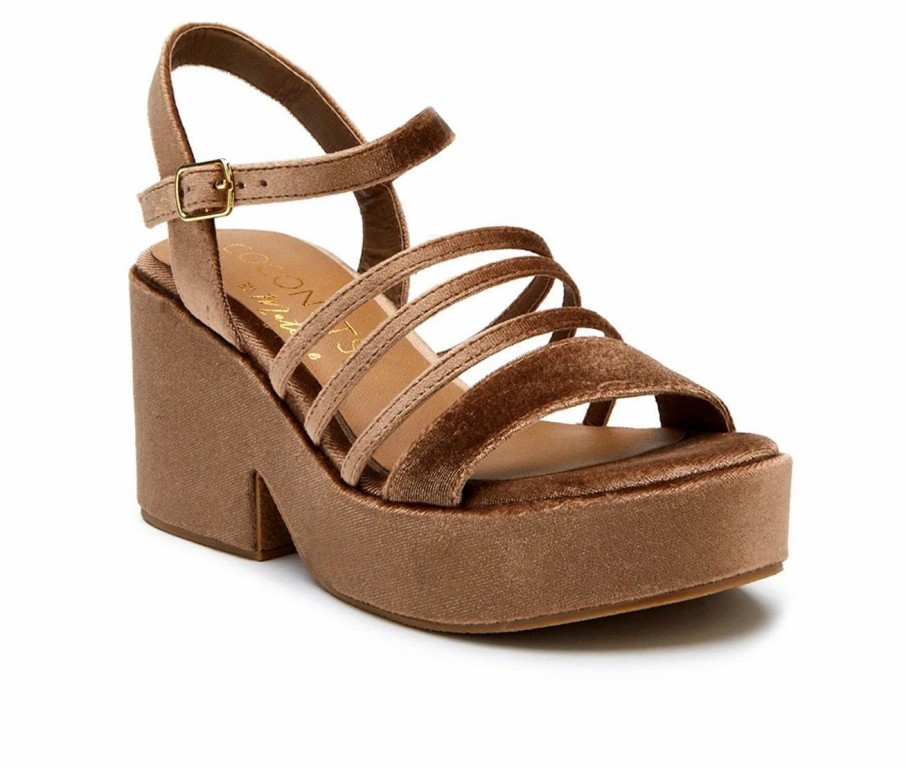 Platform Sandals | * Women'S Coconuts By Matisse Stargaze Platform Wedge Sandals