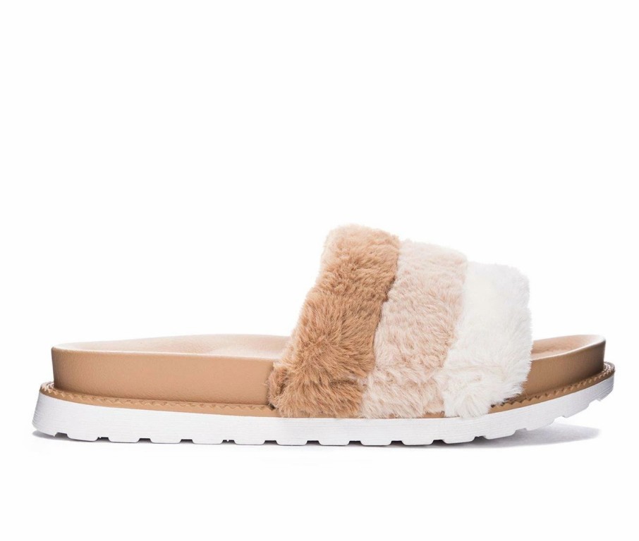 Flat Sandals | * Women'S Chinese Laundry Treat Cozy Slide Sandals