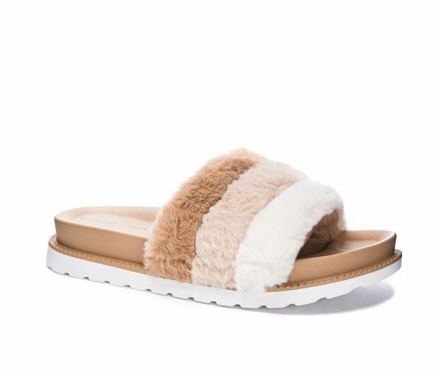 Flat Sandals | * Women'S Chinese Laundry Treat Cozy Slide Sandals