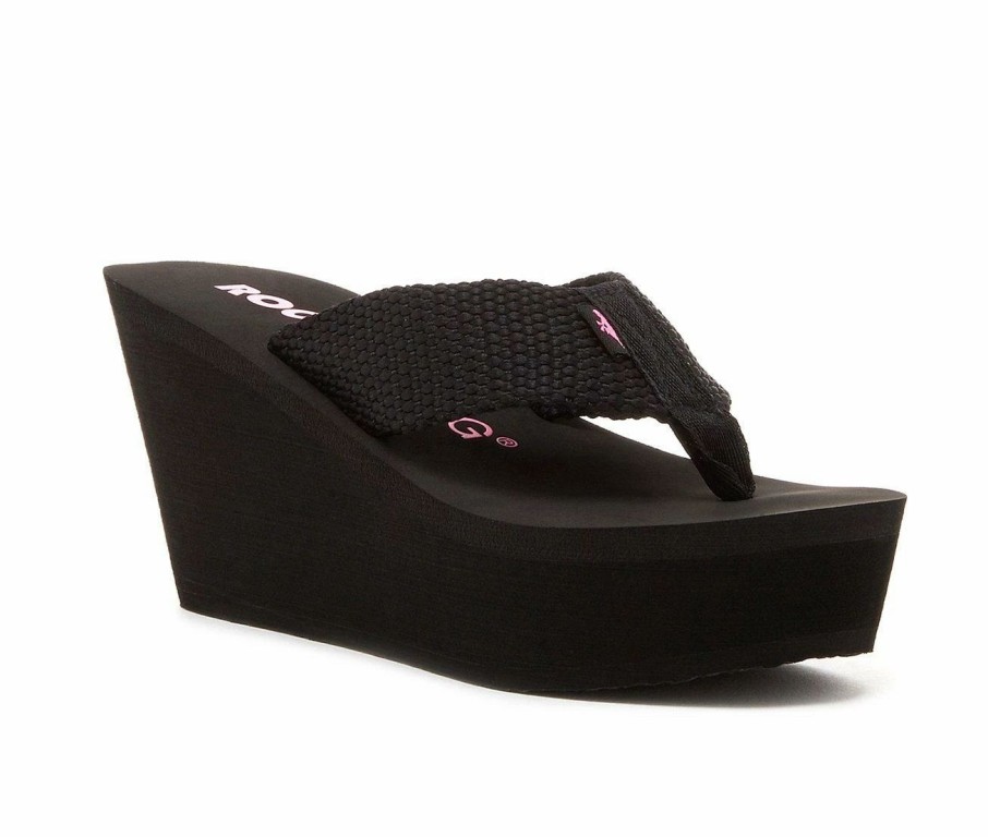 Wedge Sandals | * Women'S Rocket Dog Diver Platform Wedge Flip-Flops