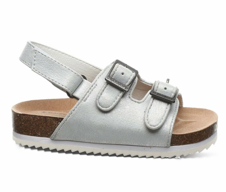 Flat Sandals | * Girls' Bearpaw Toddler & Little Kid Brooklyn Footbed Sandals