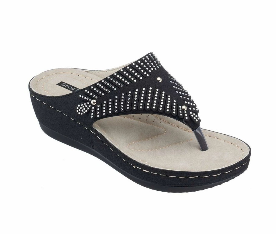 Wedge Sandals | * Women'S Gc Shoes Virginia Wedge Flip Flops