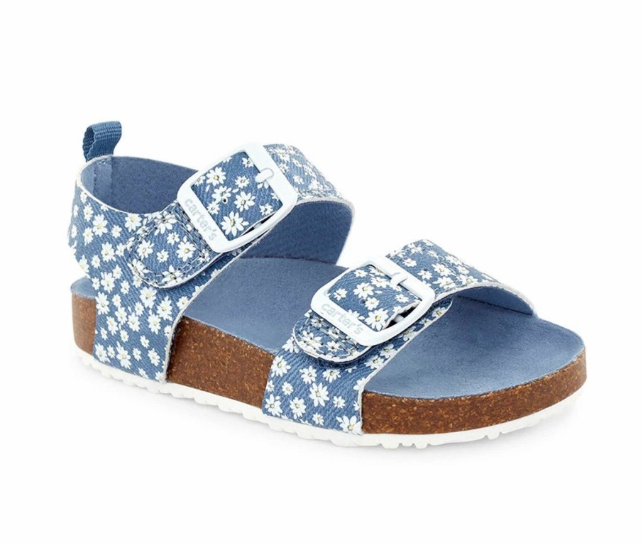 Flat Sandals | * Girls' Carters Infant & Toddler & Little Kid Duncan Footbed Sandals