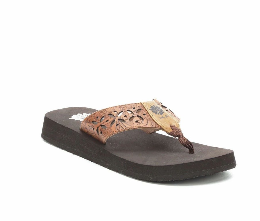 Flip-Flops | * Women'S Yellow Box Sharen Flip-Flops