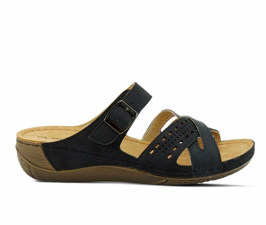 Wedge Sandals | * Women'S Flexus Denia Footbed Sandals