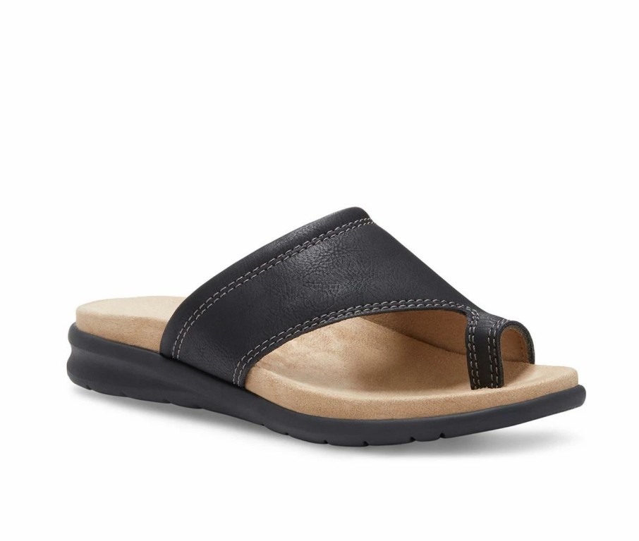 Flat Sandals | * Women'S Eastland Dallas Thong Slide Sandals