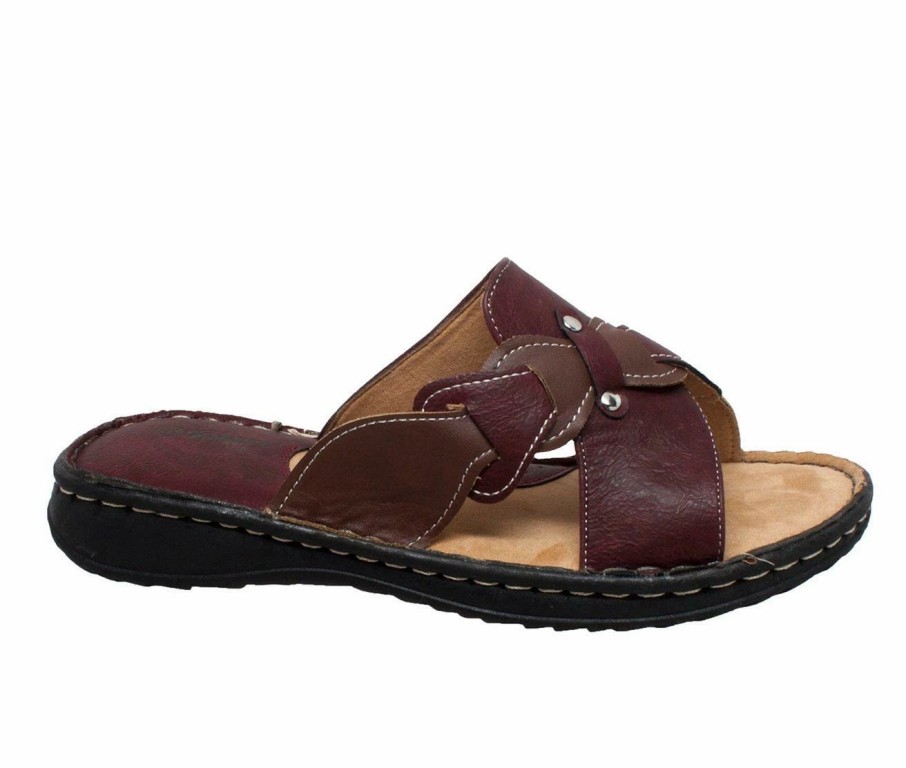 Flat Sandals | * Women'S Shaboom Cross Strap Comfort Sandals